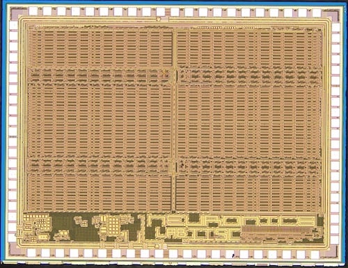 IISC's ARYABHAT-1 chip.